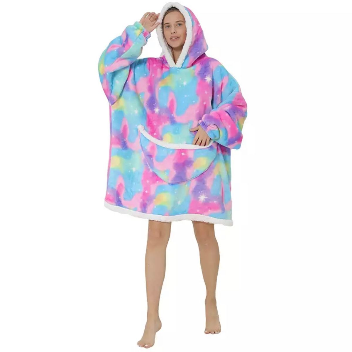 GENERICO - Polerones Oversizes Hoddie Sherpa Felpa Grandes