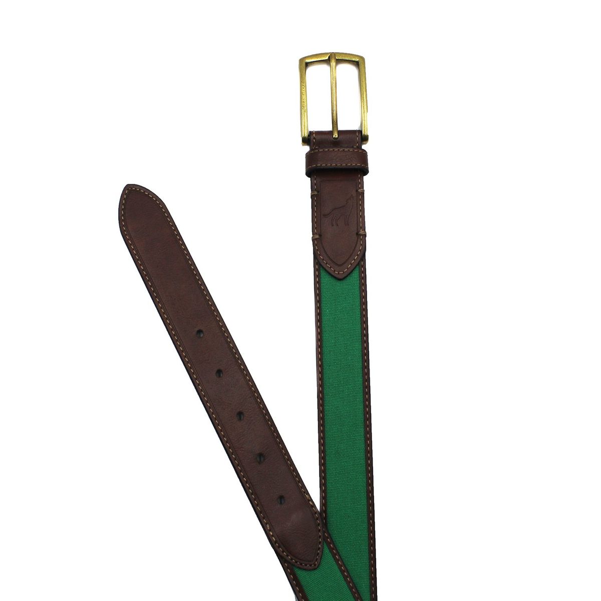 TOPWOLF - Cinturón Canvas Ecocuero 3,5 cm V11