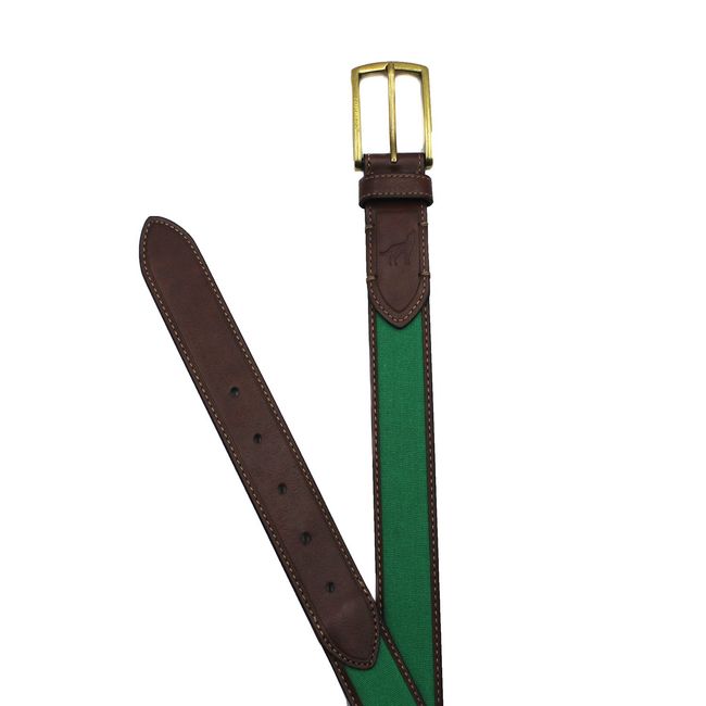 TOPWOLF - Cinturón Canvas Ecocuero 3,5 cm V11