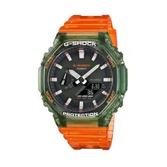 G-SHOCK - Reloj Casio GA-2100HC-4ADR - Naranjo
