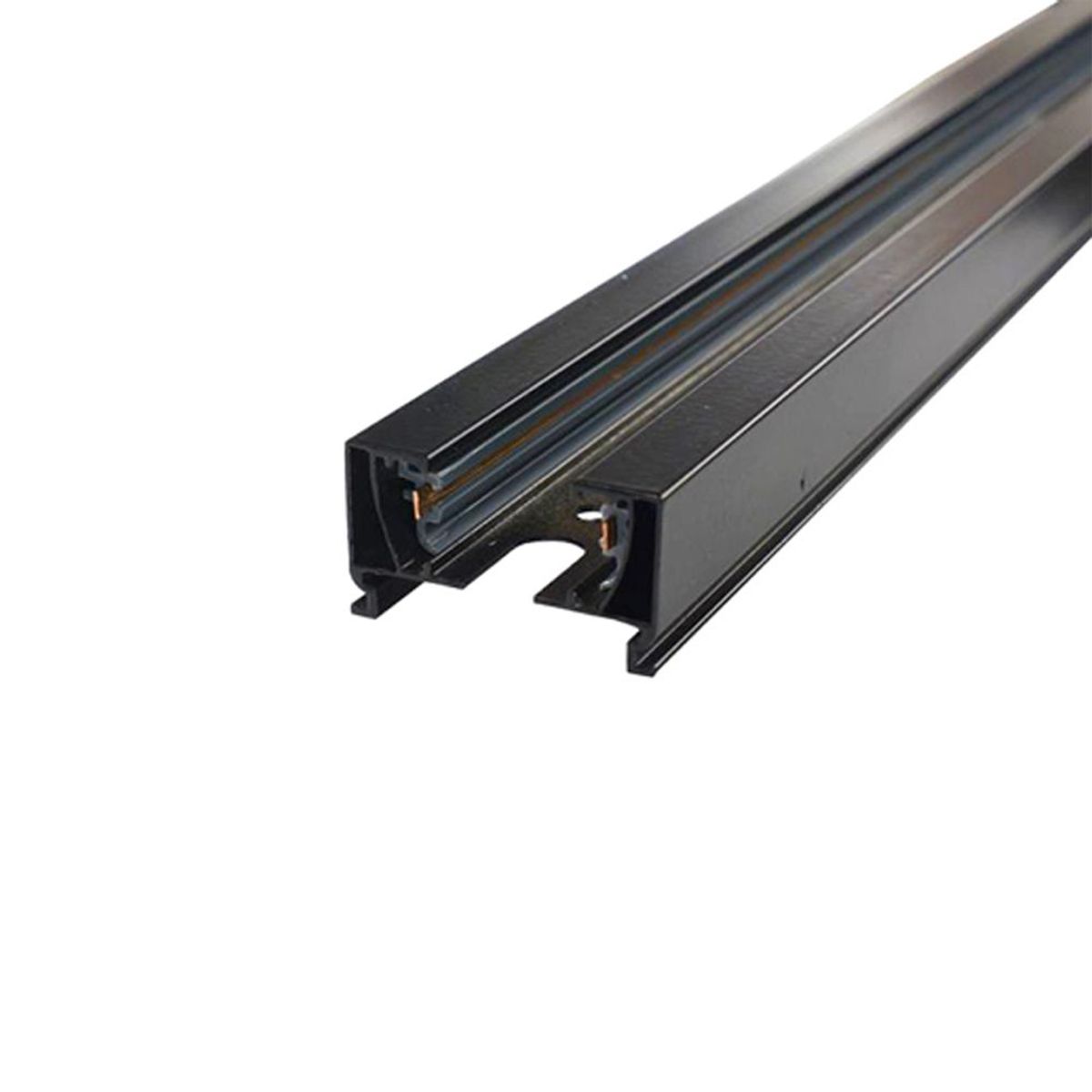 HB LEDS - 1 Metro De Riel Monofásico Negro