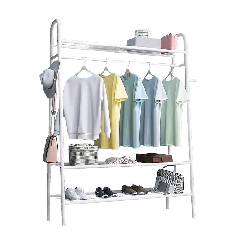DE TODO Y MAS - Perchero Metalico Closet Exhibicion - Varios Niveles DETODOYMAS