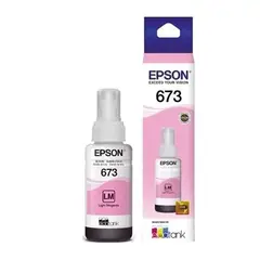 EPSON - Botella de tinta 673 / T673620 Magenta claro.