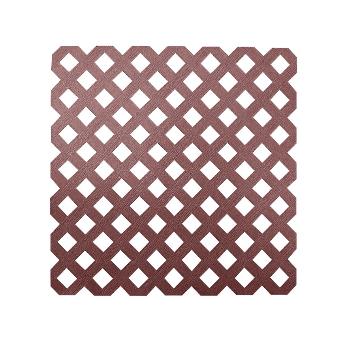 DVP - Enrejado Treillage PVC 1,2x2,4 mts Rombo 3,2cms Rojo DVP