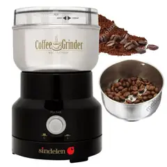 SINDELEN - Molinillo Moledor De Cafe Granos Mol-165 12 Tazas 75gr 165W