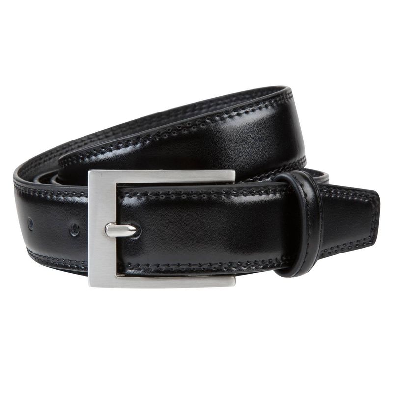 TOPWOLF - Cinturón Cuero Doble Costura 35Cm Ref1