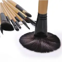 DETODOYMAS - Set 32 Pinceles Y Brochas Maquillaje + Bolso Organizador