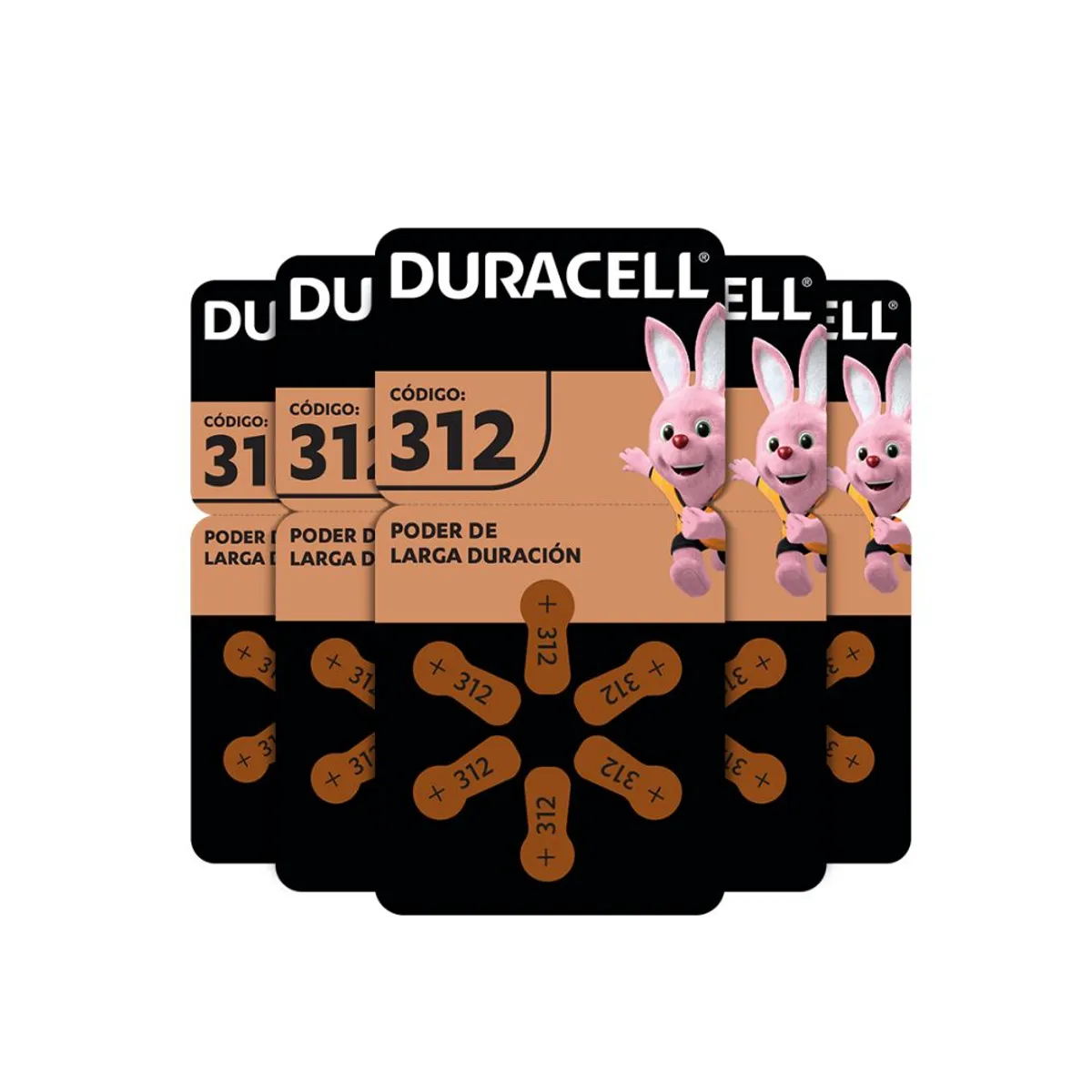 DURACELL - Pack 36 Pilas Duracell audífono tamaño 312