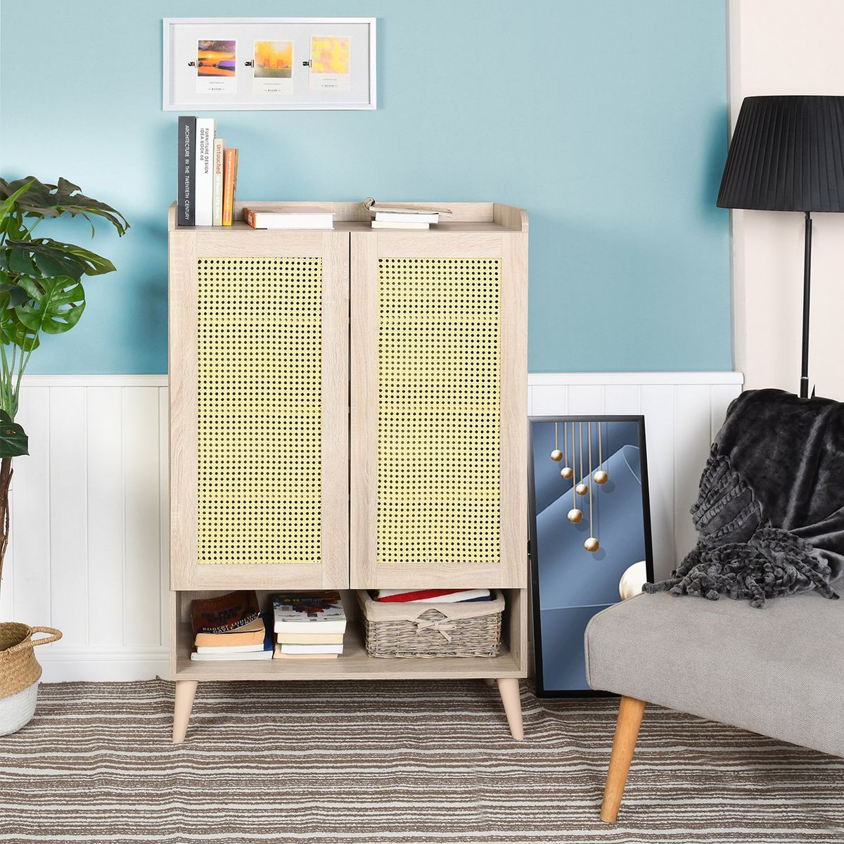 NOVAHUS - BUFFET RATTAN 2 PUERTAS