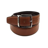 Cinturón Reversible 35cm Cognac Café V10 Ecocuero