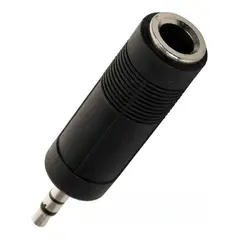 SM - Adaptador Audio Plug 6,3 a Mini Plug 3,5