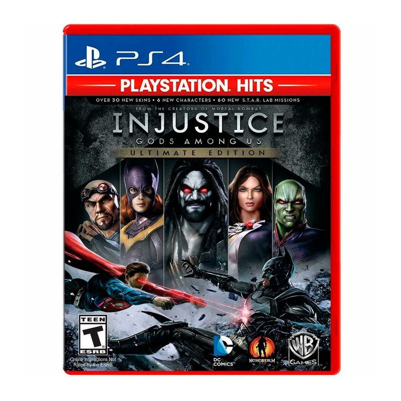 GENERICO - INJUSTICE GODS AMONG US UE PS HITS PS4