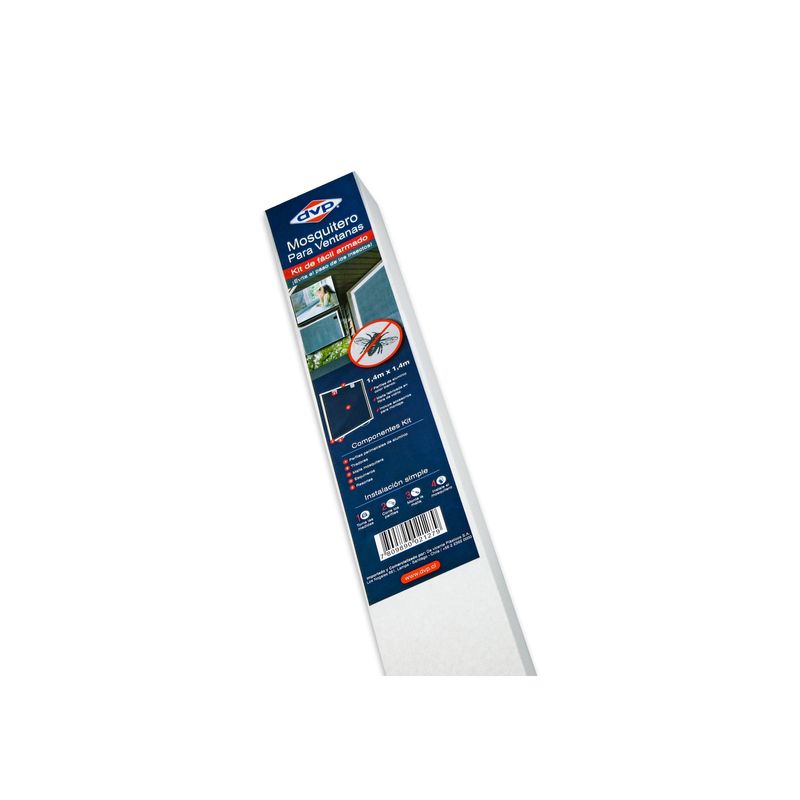 DVP - Kit Mosquitero Puerta 100x240cm Ajustable Blanco DVP