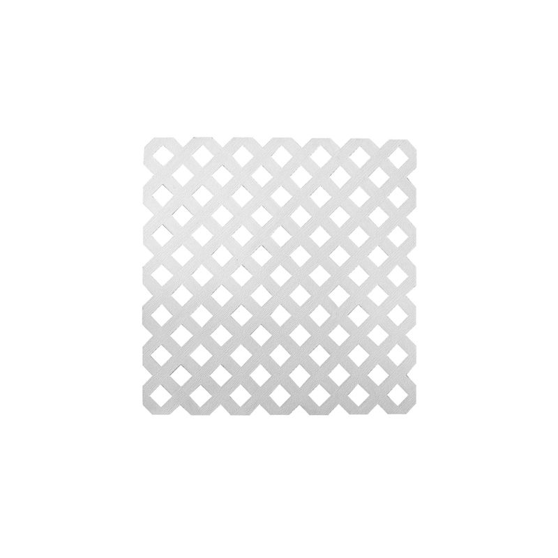DVP - Enrejado Treillage PVC 1,2x2,4 mts Rombo 7,8cms Blanco DVP DVP