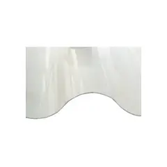 DVP - Policarbonato Ondulado 0,81x3,0mts 0,5mm Transparente