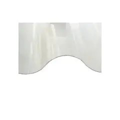 DVP - Policarbonato Ondulado 0,81x2,5mts 0,5mm Transparente