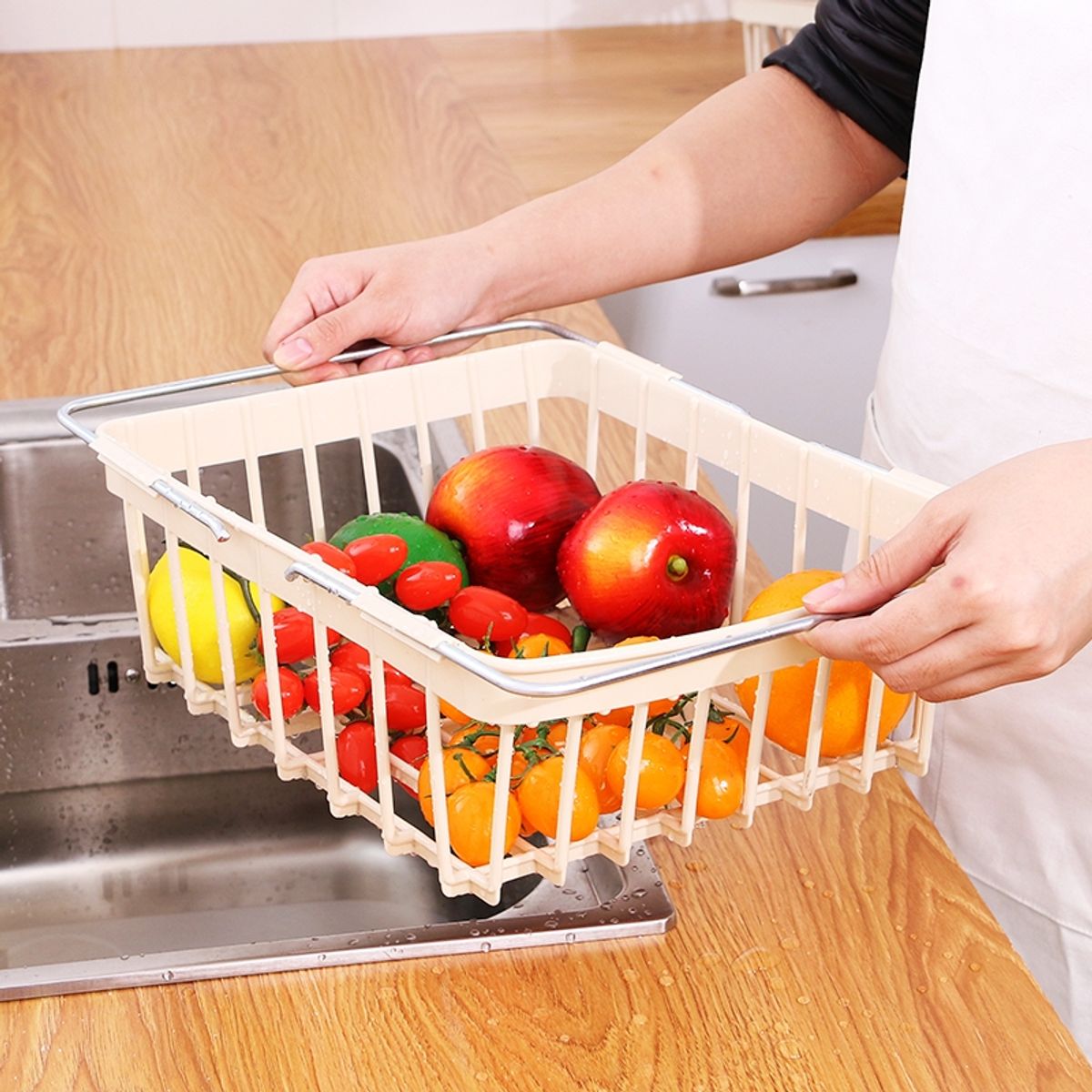 GENERICO - Gran Colador secador frutas verduras loza secaplatos 7140