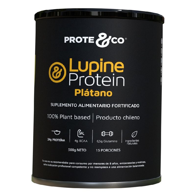 PROTE&CO - Proteína vegana Lupine Protein Plátano