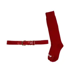 RAWLINGS - Pack Cinturon + Medias De Baseball Rojo