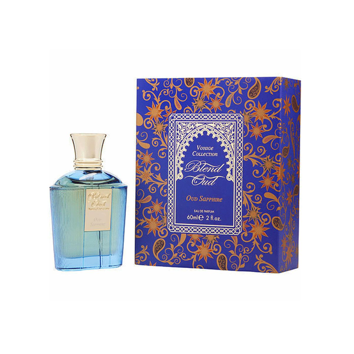 BLEND OUD - Perfume Blend Oud Voyage Sapphire Edp 60ml  Unisex