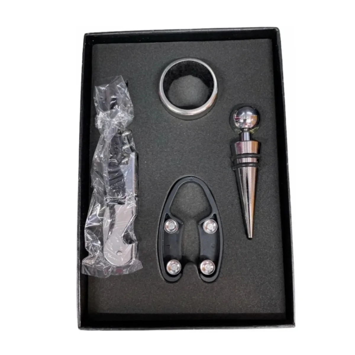 GENERICO - Set De Accesorios Para Vino Sacacorchos