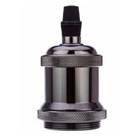 Soquete E-27 Retro Plateado Vintage