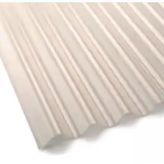 DVP - Policarbonato Ondulado 0,81x3,66mts 0,7mm Transparente