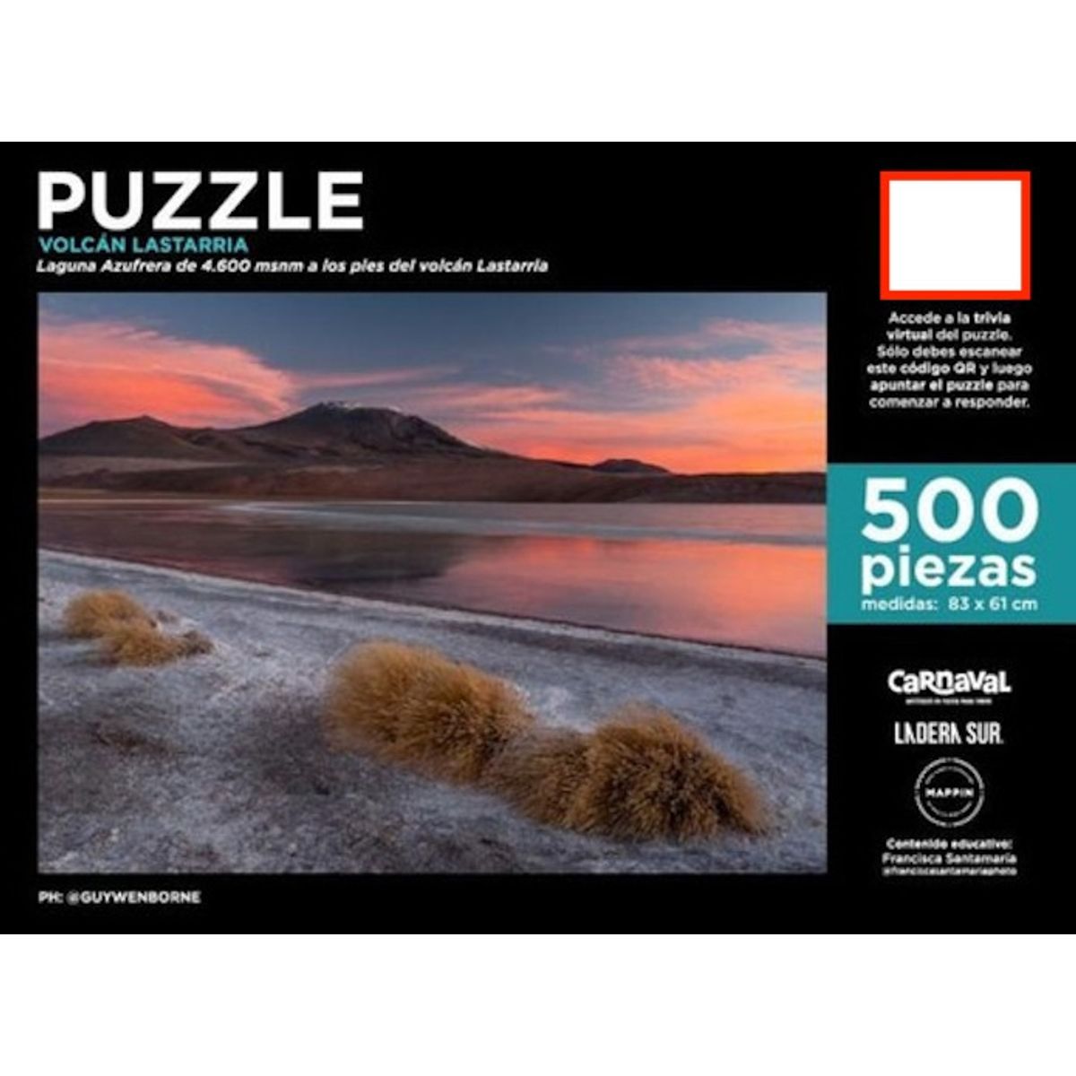 TOP10BOOKS - Volcán Lastarria 500 Piezas /103