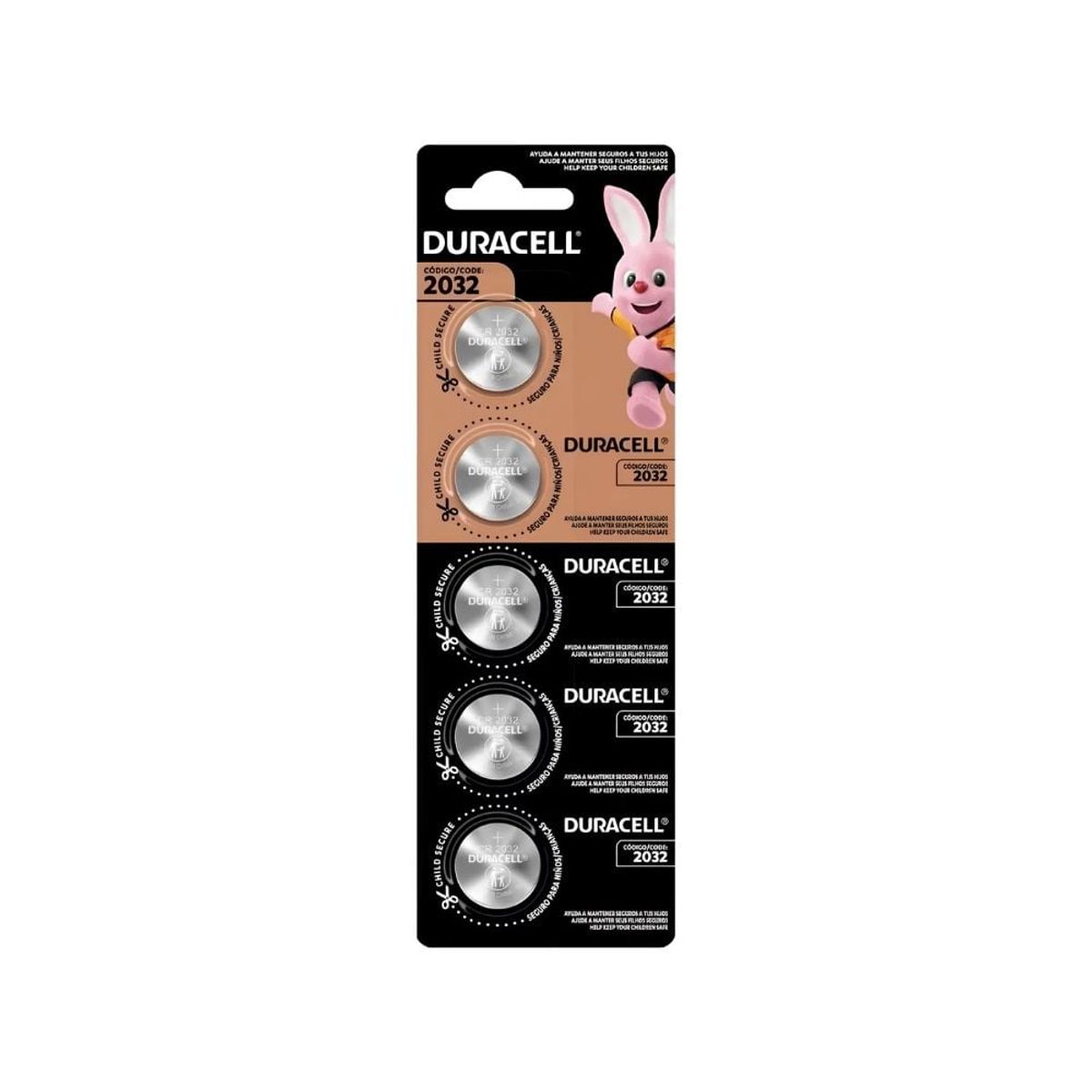 DURACELL - Pack 6 tiras Pila botón Duracell 2025 x5ud