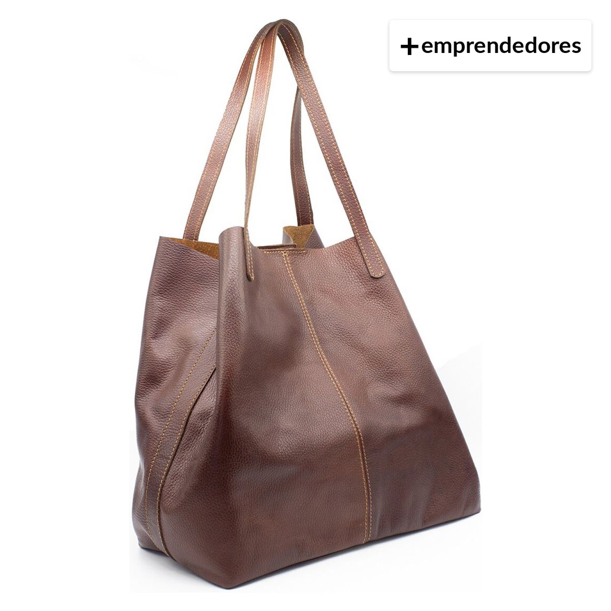 KARIBU - Cartera Karibu Paula de Cuero Cafe Oscuro