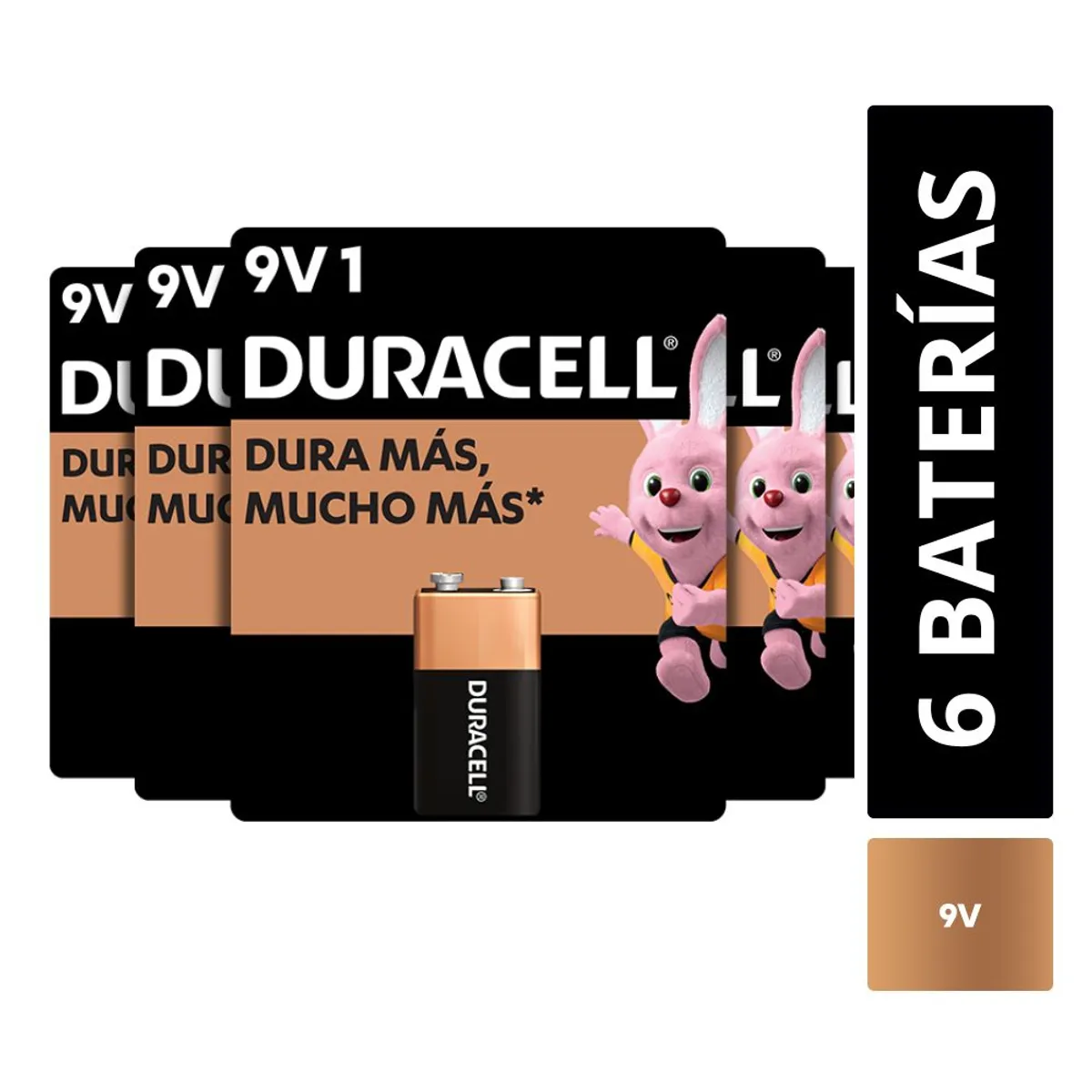 DURACELL - Pack 6 Baterías Alcalinas Duracell Blíster 9v / Superstore