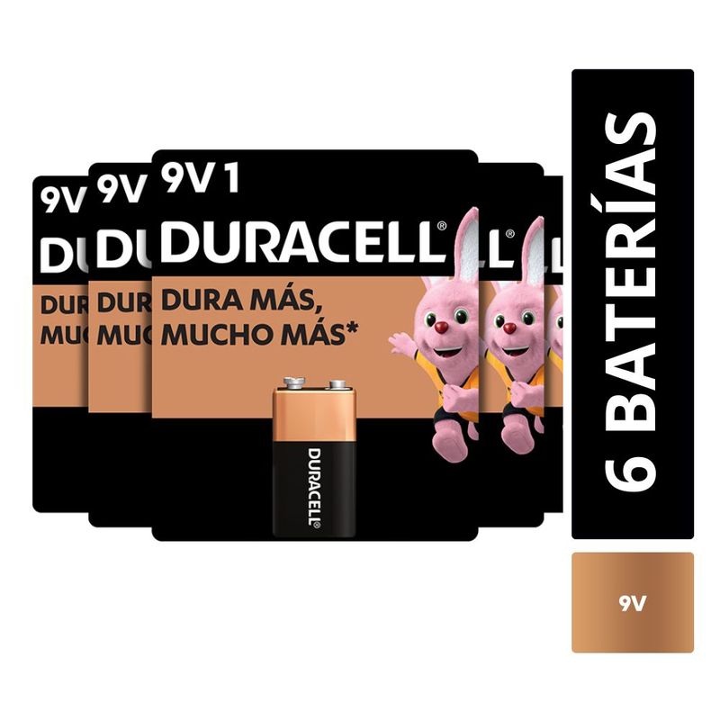 DURACELL - Pack 6 Baterías Alcalinas Duracell Blíster 9v / Superstore