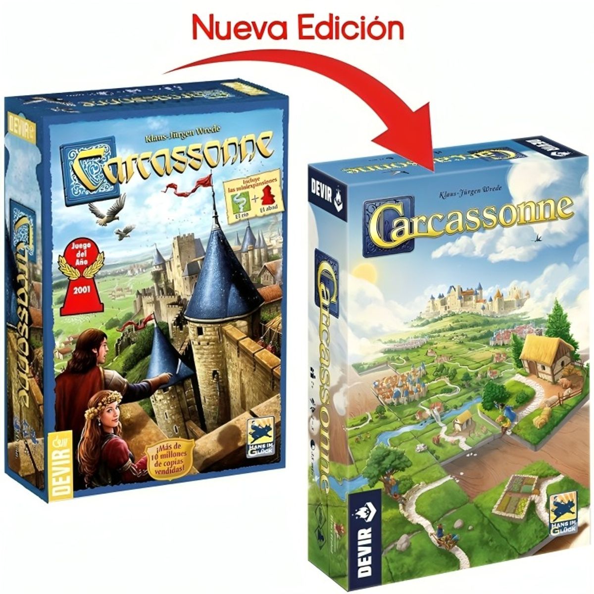 TOP10BOOKS - JUEGO Carcassonne (básico)