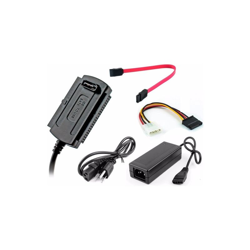 GENERICO - Adaptador Usb A Sata Pata Ide 2.5 3.5 Dvd Rw GENERICO