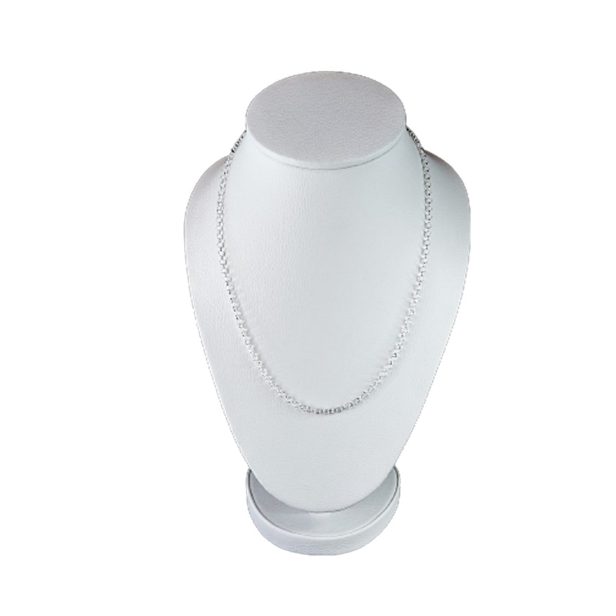 MOR JOYAS - Cadena Plata Fina Italiana Ley 925 / Collar Biselado 50 Cm