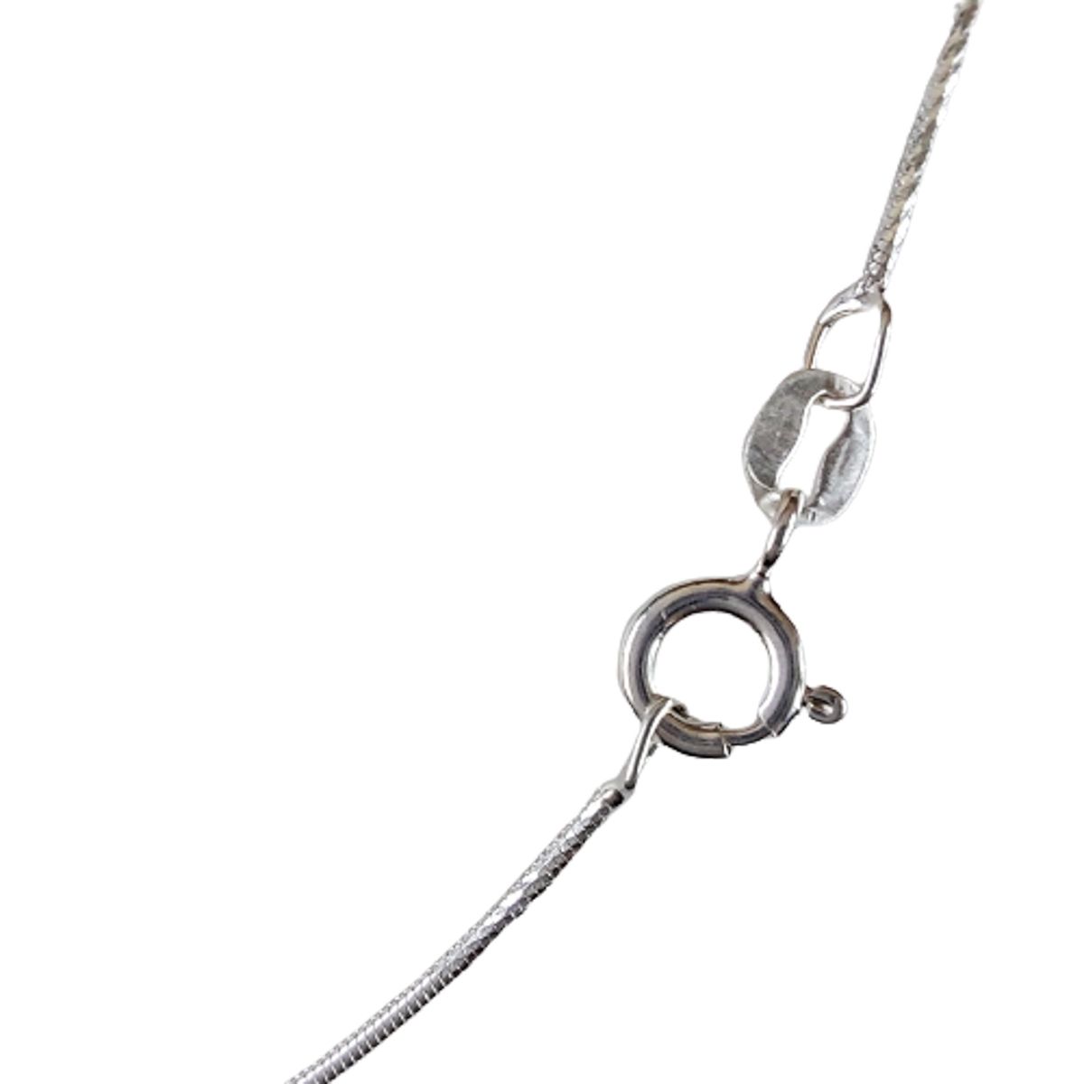 MOR JOYAS - Cadena Plata Fina Italiana Ley 925 / Collar Biselado 50 Cm