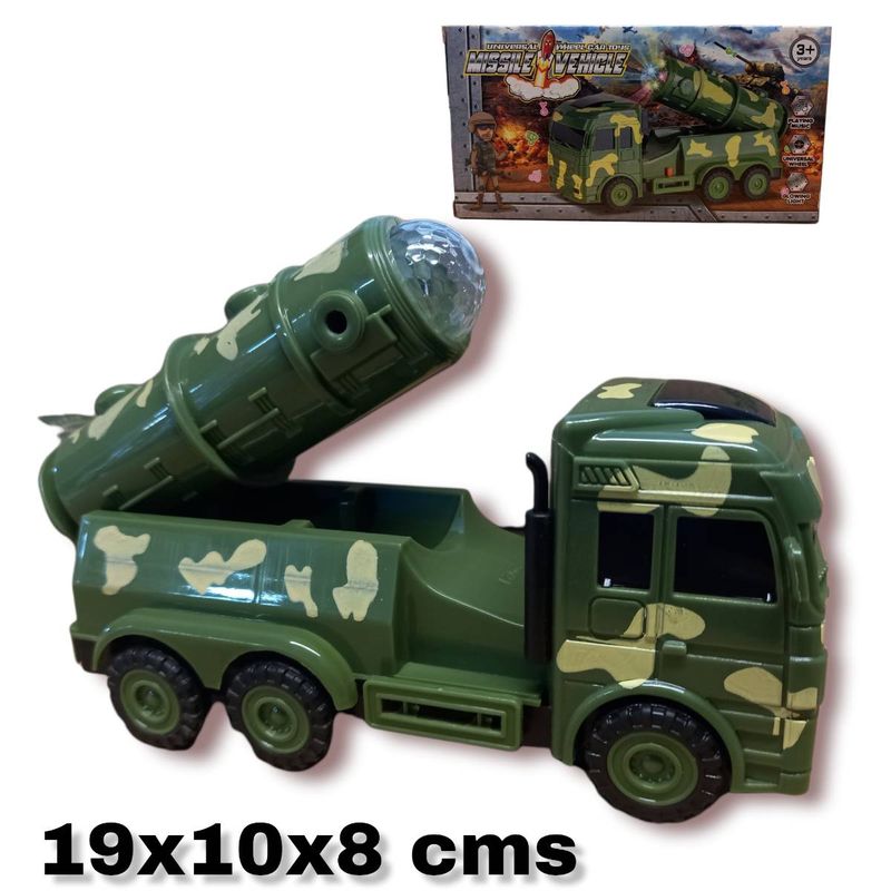UNIVERSAL - CAMION MILITAR LUCES Y SONIDO