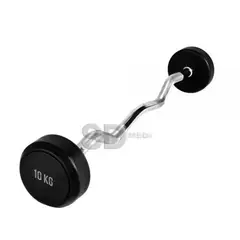 SDFIT - Barra Fija Engomada Curva 15 kg