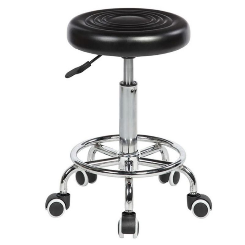 SM - Piso taburete silla giratoria negro