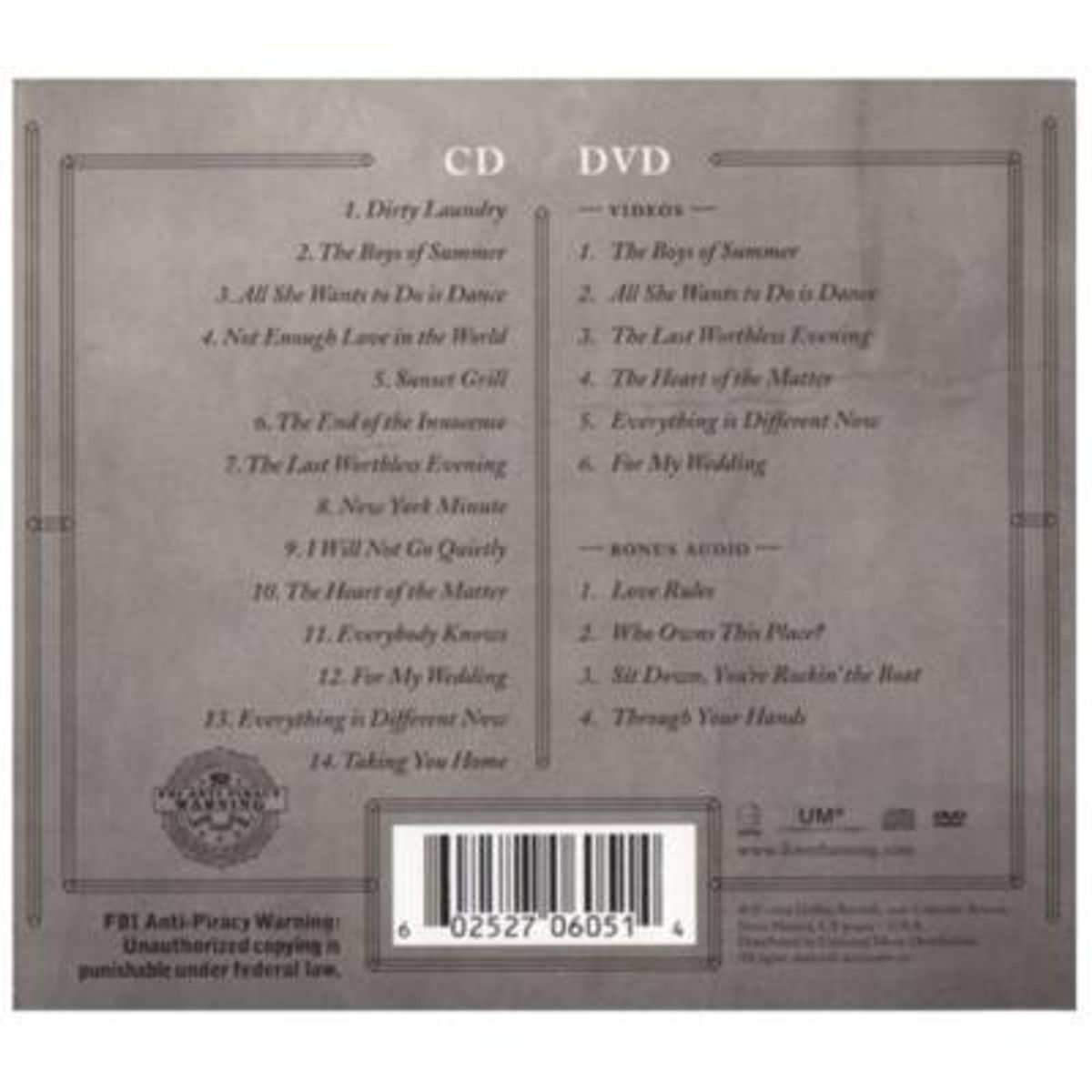 HITWAY MUSIC - DON HENLEY - THE VERY BEST OF (CD+DVD) - CD HITWAY MUSIC