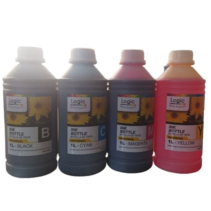 LOGIC - Pack 4 Litros Tinta Dye Premium Universal