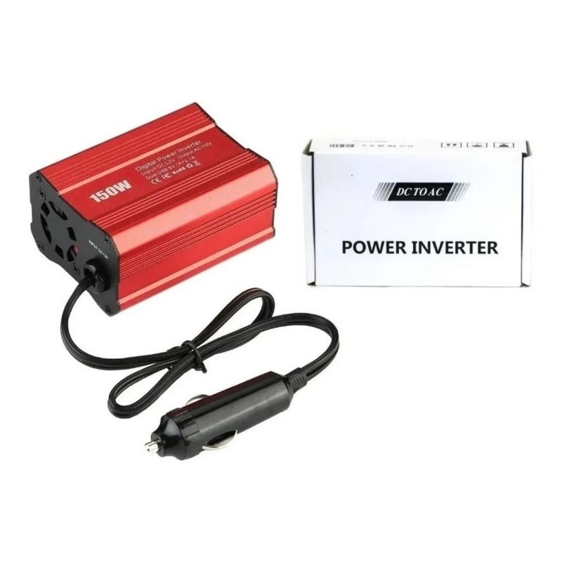 GENERICO - Inversor Voltaje Adaptador Auto Corriente 12v 220v 150w Usb