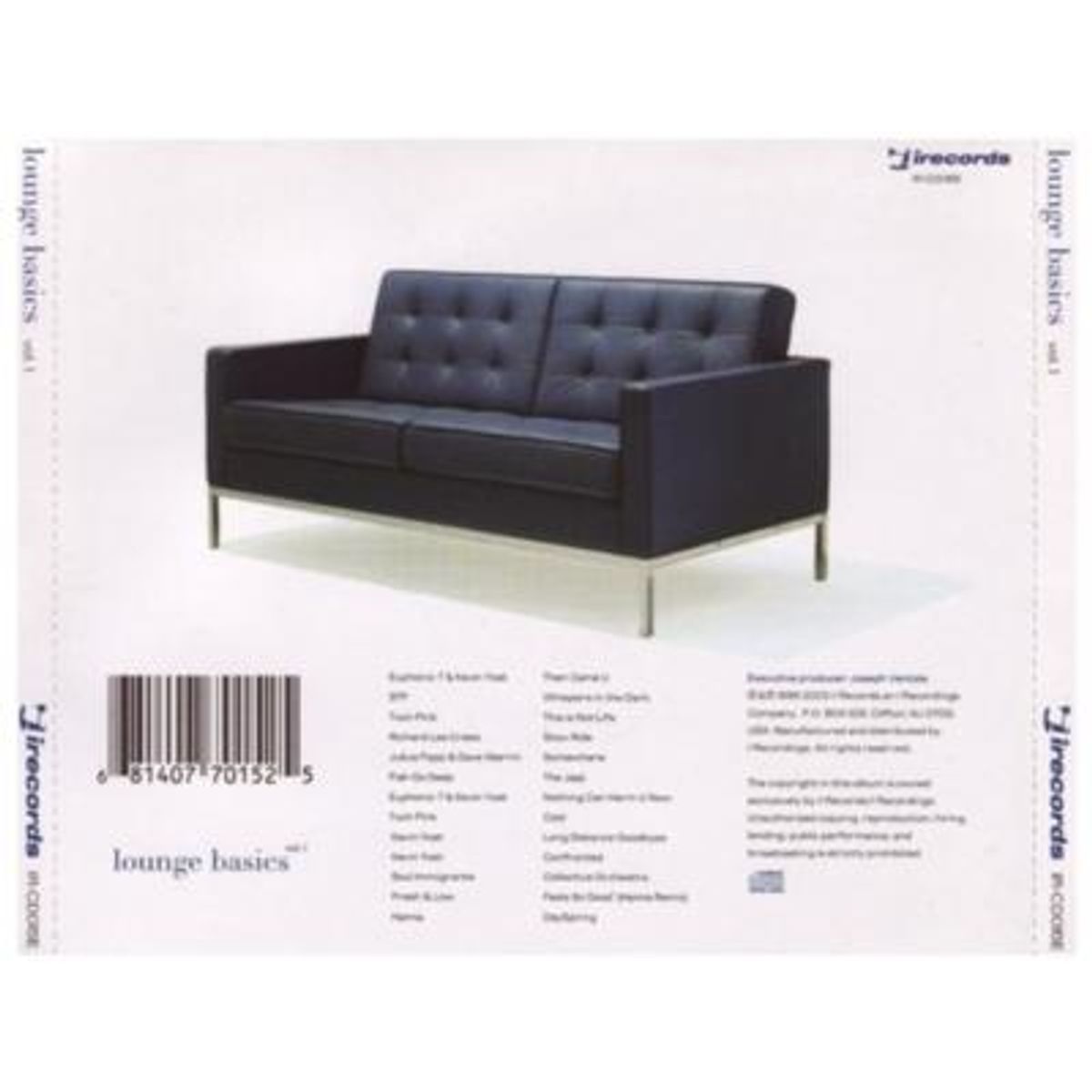 HITWAY MUSIC - LOUNGE BASICS - LOUNGE BASICS VOL.1 - CD HITWAY MUSIC