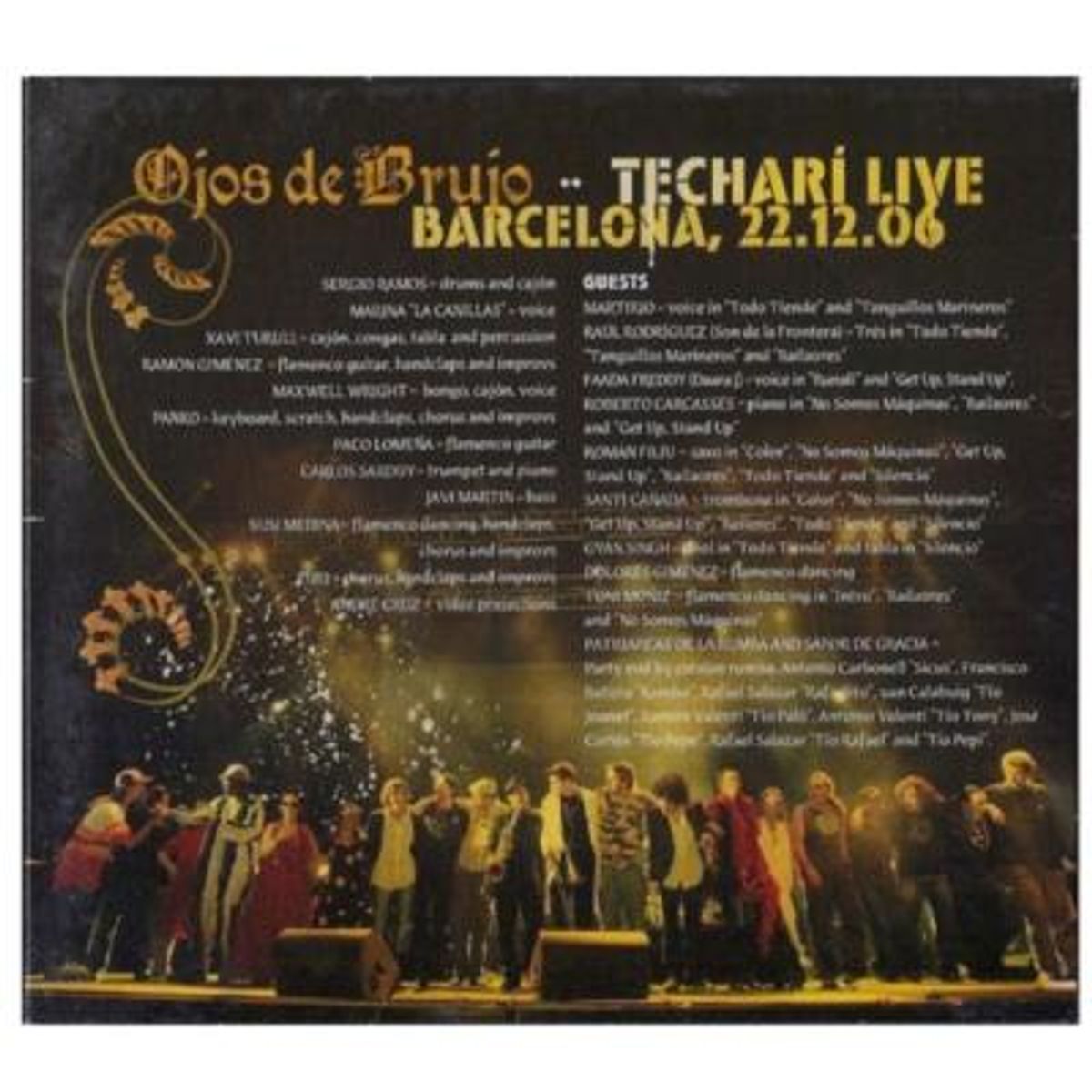 HITWAY MUSIC - OJOS DE BRUJO - TECHARI LIVE (CD+DVD) - CD HITWAY MUSIC
