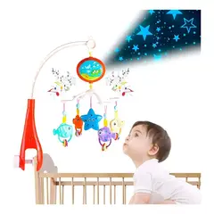 GENERICO - Móvil Para Cuna A Control Remoto Con Luz Y Sonido Peces