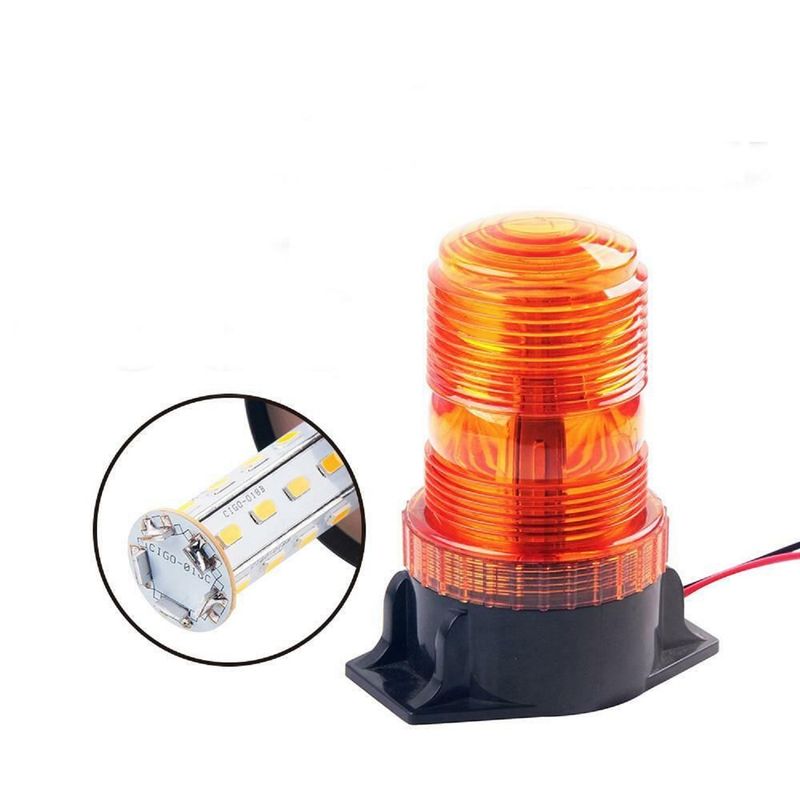 GENERICO - Baliza Led Amarilla Para Auto/camion / 12-30v item 1173