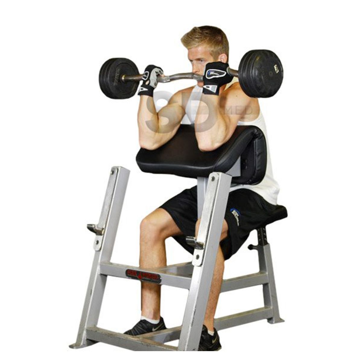 SDFIT - Barra Fija Engomada Curva 25 kg