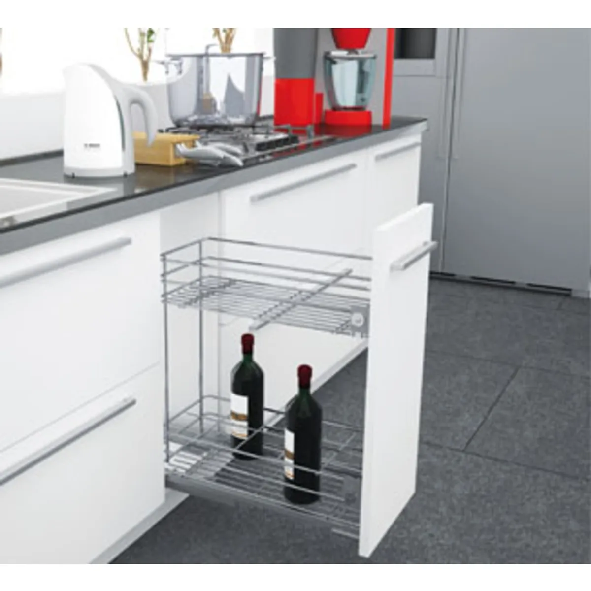 DVP - Especiero Con 2 Bandejas Extraible 300mm Dvp