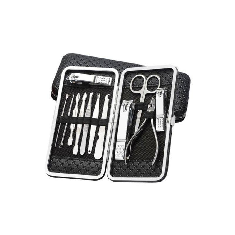 REMEX - Set de Herramientas para Manicure con Maleta 12 Piezas