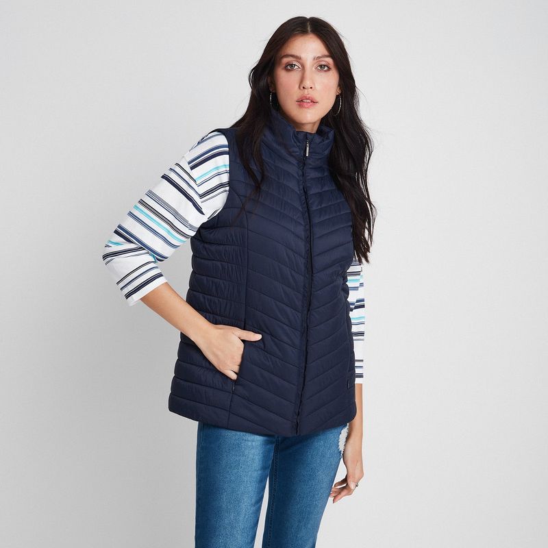 CURVI - Parka Sin Mangas Mujer Curvi